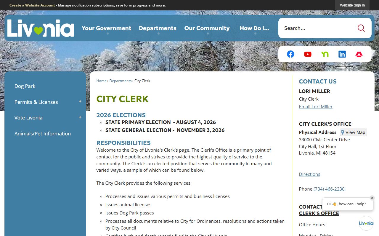 livonia divorce decree records