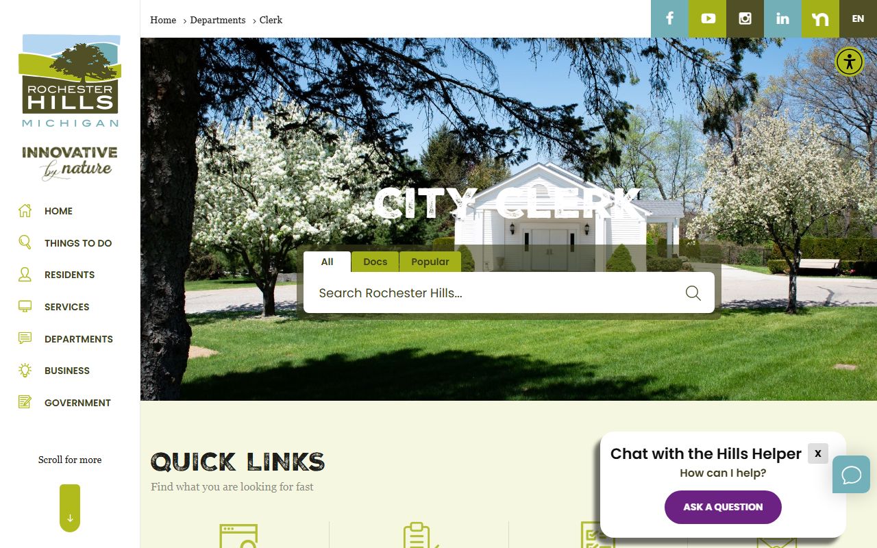 rochester hills divorce decree records