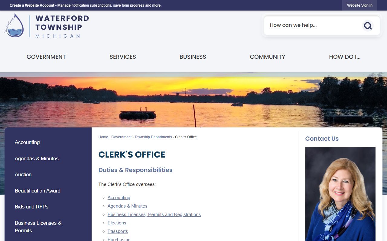 waterford township divorce decree records