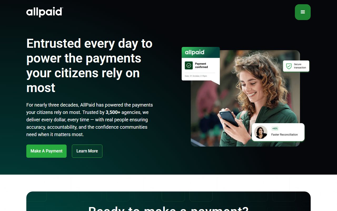 Allpaid credit card payment system for Ogemaw County divorce decree records