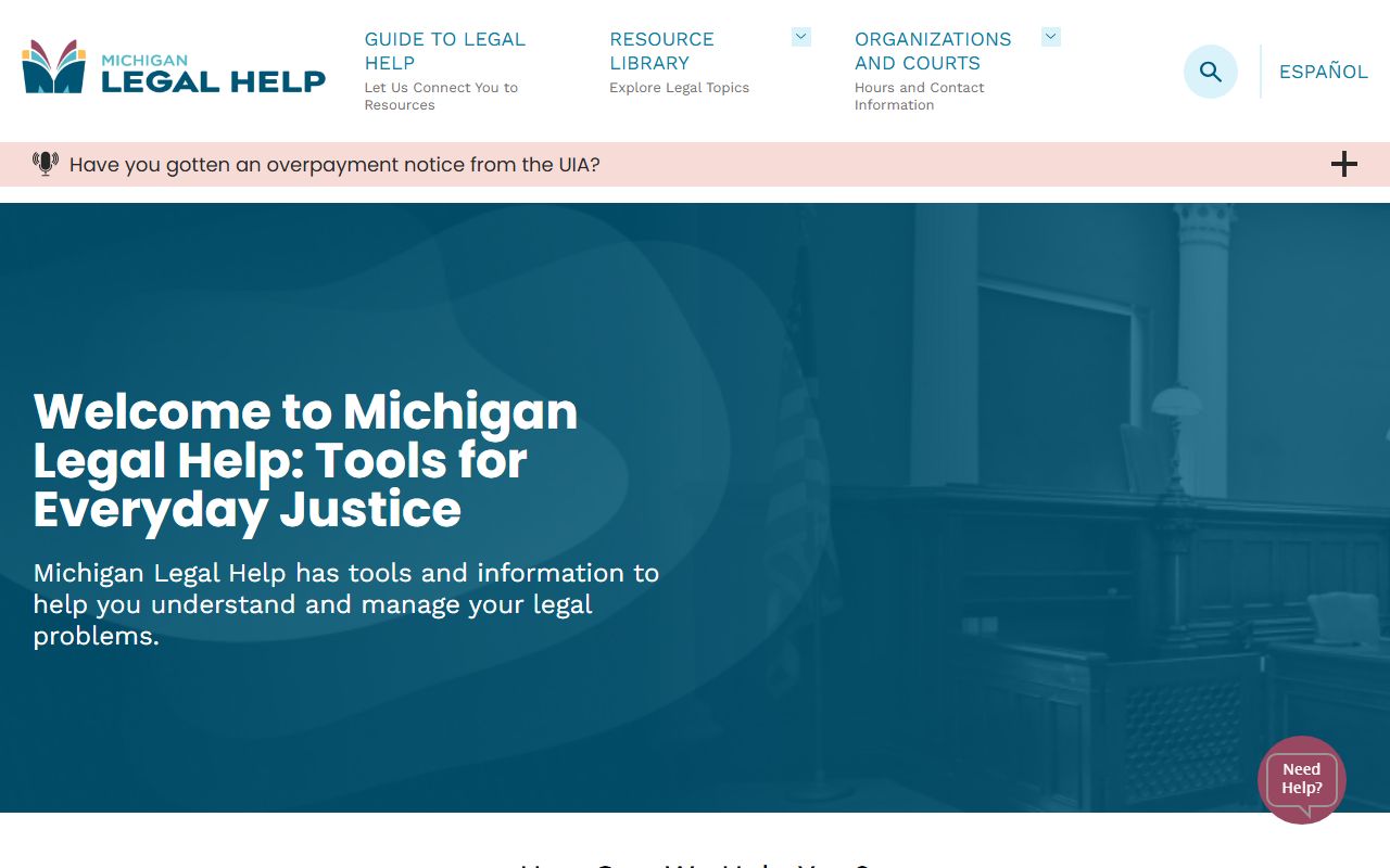 Michigan Legal Help website for divorce decree guidance and self-help resources